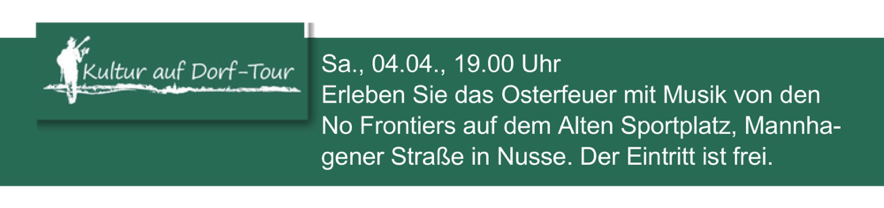 2026 Kultur auf Dorftour Nusse