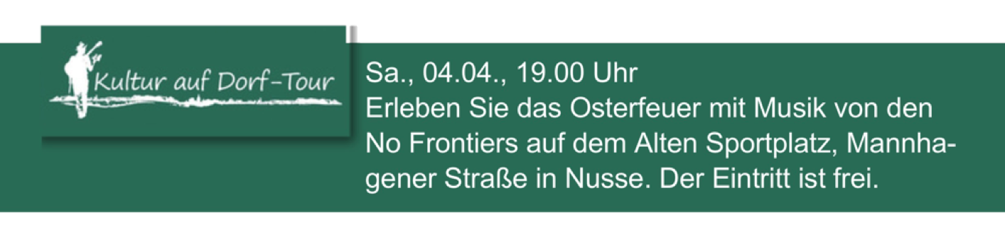 2026 Kultur auf Dorftour Nusse